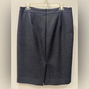 J Crew No.2 Pencil Skirt Double Serge Wool